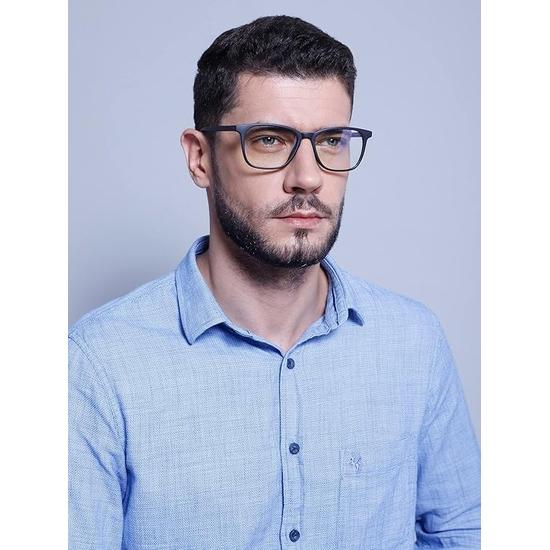 Очки Intellilens Square Blue Cut для защиты глаз при работе за компьютером с чистящим средством для линз | Очки с фильтром синего света (45-17-140)