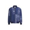 Adidas Originals All Things Seek Origin Classic Series Pattern Printed Sports Loose Jacket Unisex Jacket Deep-Indigo IP1785
