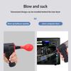 Vehicle Handheld Foldable Vacuum Long Nozzle Set Dust Remover Hotel Living Room Bedroom Dorm Wireless Cleaning Tool
