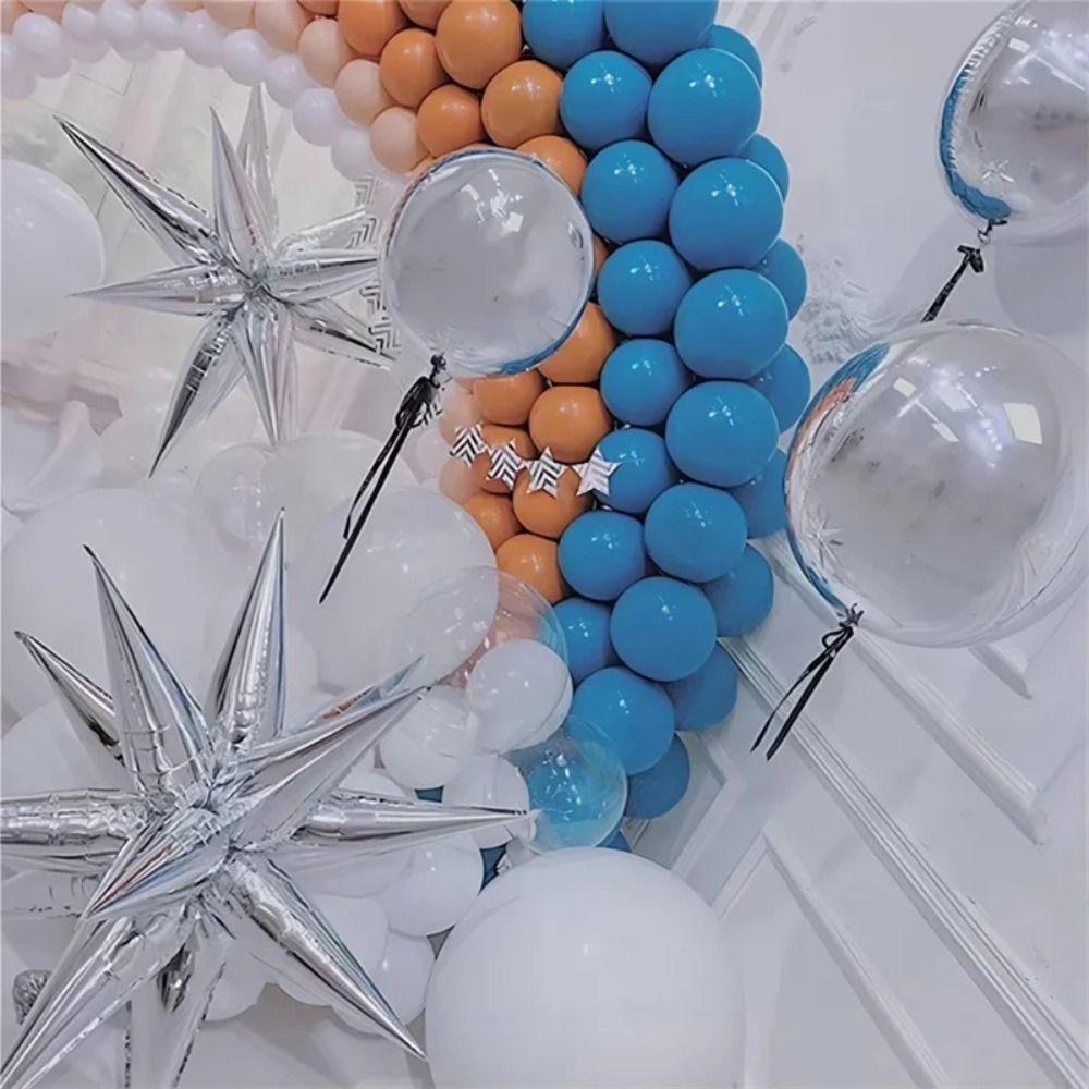 12 шт. День рождения Свадьба Взрыв Звезда Воздушный шар Креативные Конусные Фольгированные шары Новые Шары-Звезды