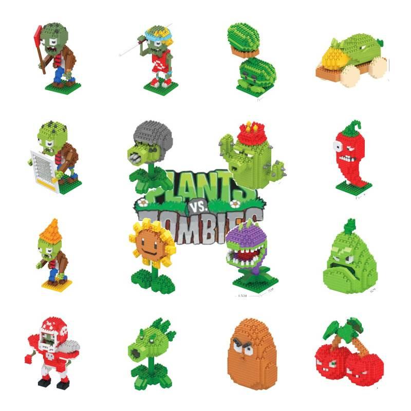Plant Vs. Zombies Building Toy Color Box Packaging
