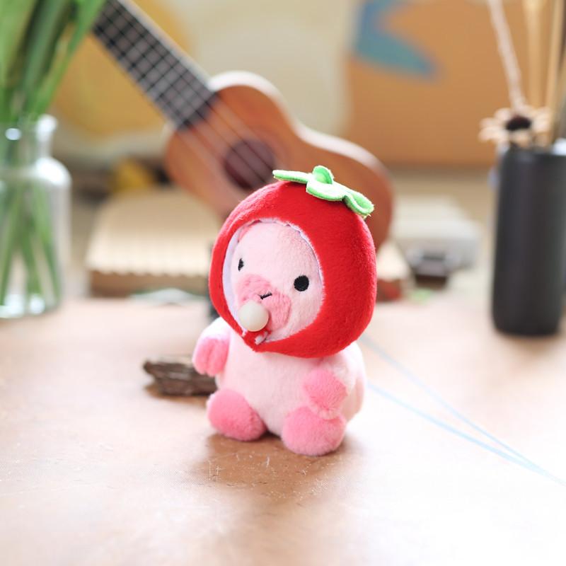 Милые милые пузыри и пузыри, маленькая подвеска Капибала, плюшевая игрушка, сумка Капибара, подвесной брелок-украшение