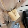 Niche Texture Bag Women's Bag 2025 Summer New Bucket Bag Simple Versatile Hand Messenger Bag