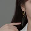 Серьги-гвоздики с цепочкой и кисточкой для губ Женские Нишевые Изысканные Компактные и Универсальные Дизайн в стиле Ins Серьги Премиум