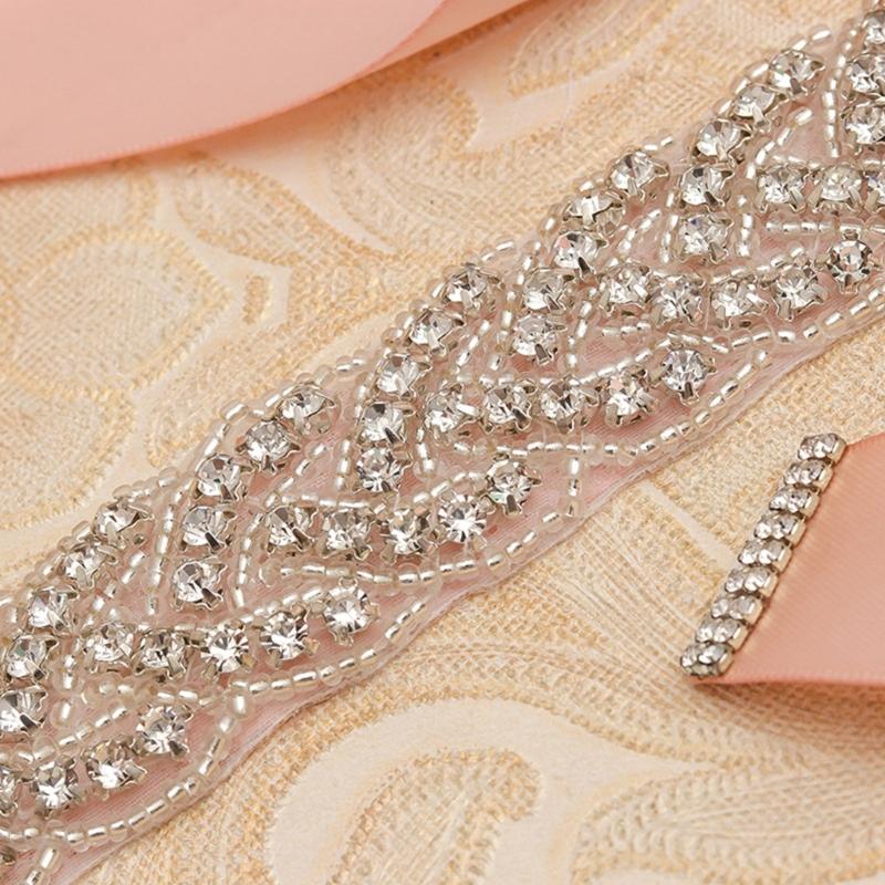 Sparkling Bridal Rhinestones Sash Versatile Waist Belt For Weddings Galas Formal Event Wedding Waistband