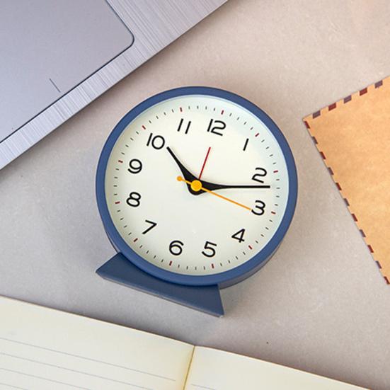 Будильник Винтажный бесшумный настольный будильник с ночником Маленькие прикроватные часы для спальни с функцией повтора для домашнего общежития