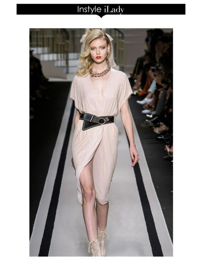 Модный женский пояс в корейском стиле — универсальный, декоративный и широкий, идеально подходит к юбкам.