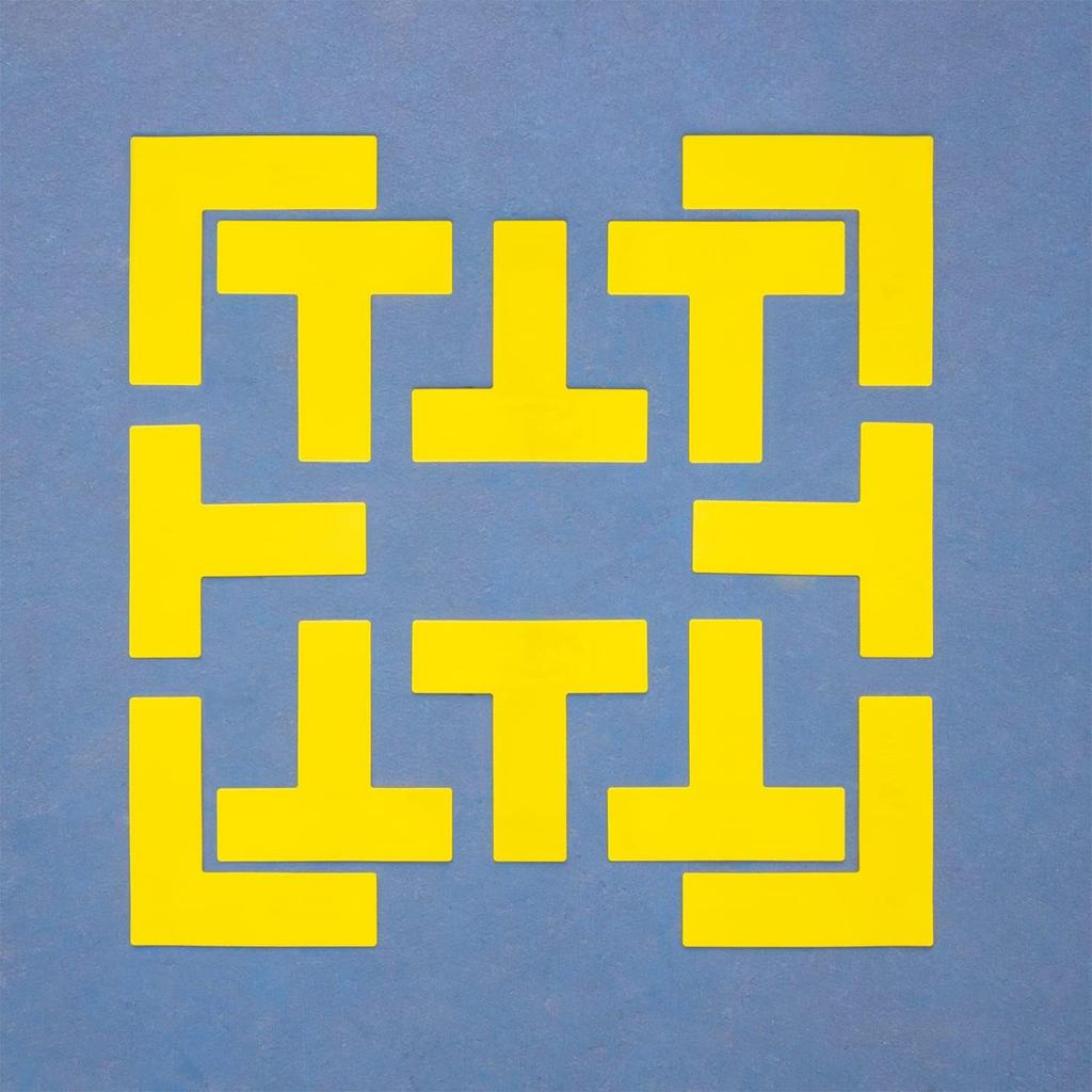 Pickleball Court Marker Lines Portable Temporary Badminton Line Throw Down Markers for Badminton and Tennis Sports