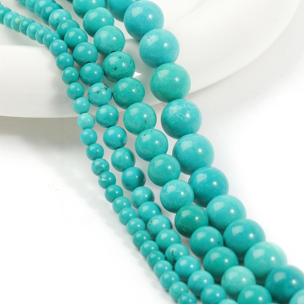 Chrysocolla Turquoise Gems Stone Beads  4-10mm Round Loose Spacer Beads for Jewelry Making Diy Bracelet Beading Supplier