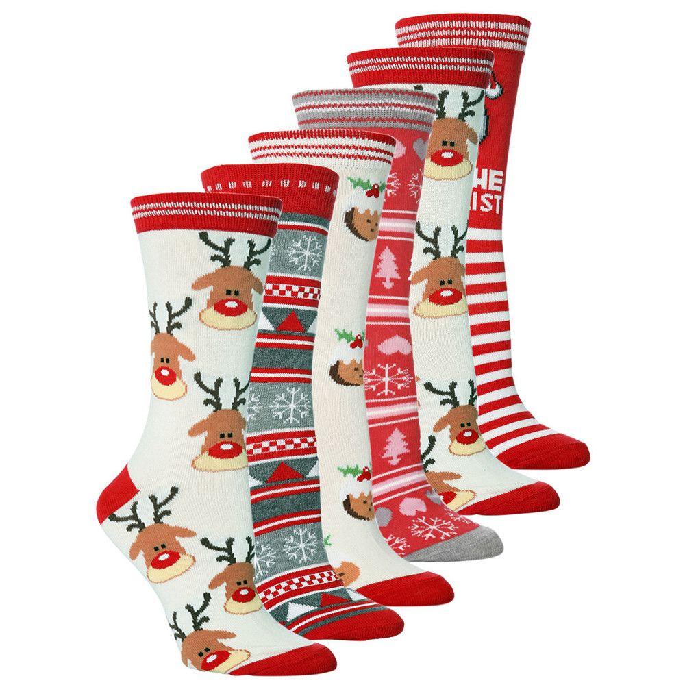 Thickness Novelty Xmas Funny Socks Man Woman Lady Santa Stockings Christmas Socks Santa Claus