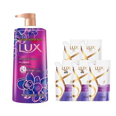 Набор геля для душа и шампуня Lux Neon Orchid Увлажняющий
