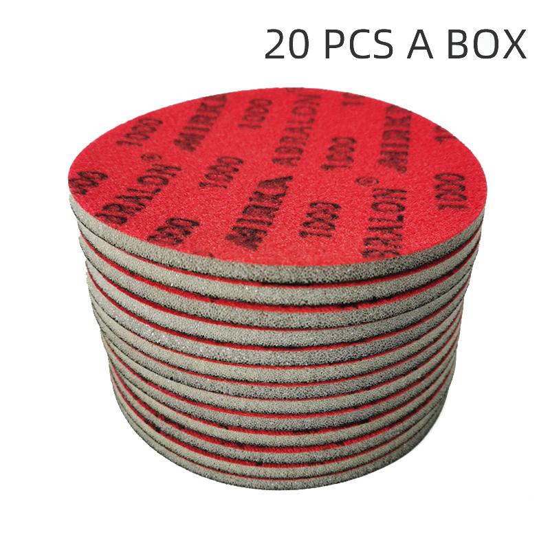 MIRKA 6-inch Sponge Sandpaper 150MM Circular Flocking Grinding Disc For Fine Polishing Of Car Paint Surface P180-P4000