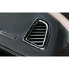 Dashboard Side Outlet Vent Black Titanium For Benz C-Class Cover Trim 2015-