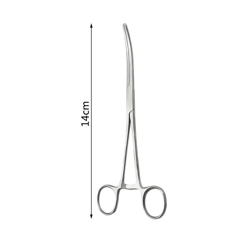 Stainless Steel Hemostatic Forceps Surgical Forceps Hemostat Locking Clamps Forceps Fishing Pliers Curved Pliers Straight Pliers