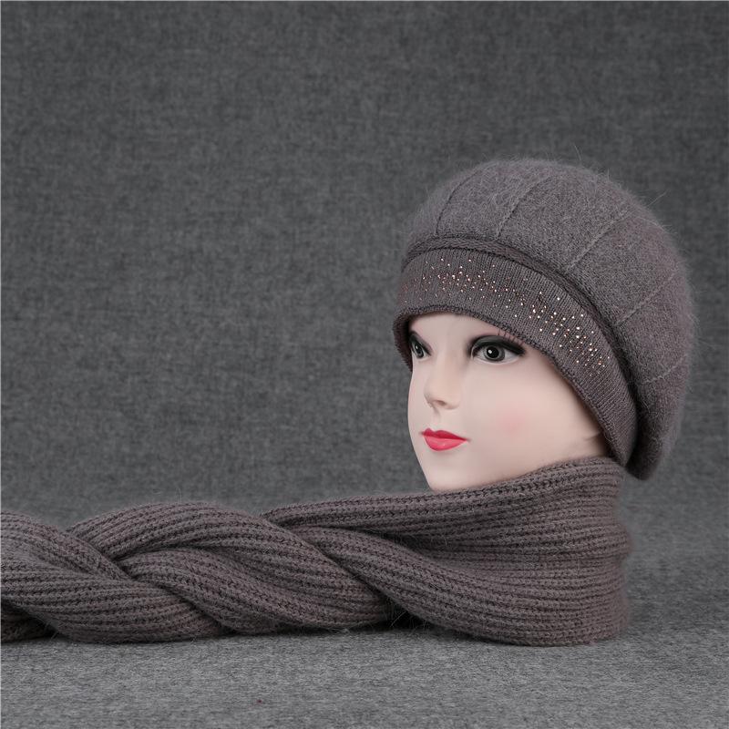 Retro Leopard Print Plush Bucket Hat Women'S Season Shows Small Face, Thickened Warm Ear Protection Mongolian Hat