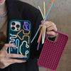 Забавные вещи DIY игрушки для тренировки мозга чехол для телефона iPhone 12 13 14 15 16 Pro Max мягкий силиконовый чехол для снятия стресса креативный чехол
