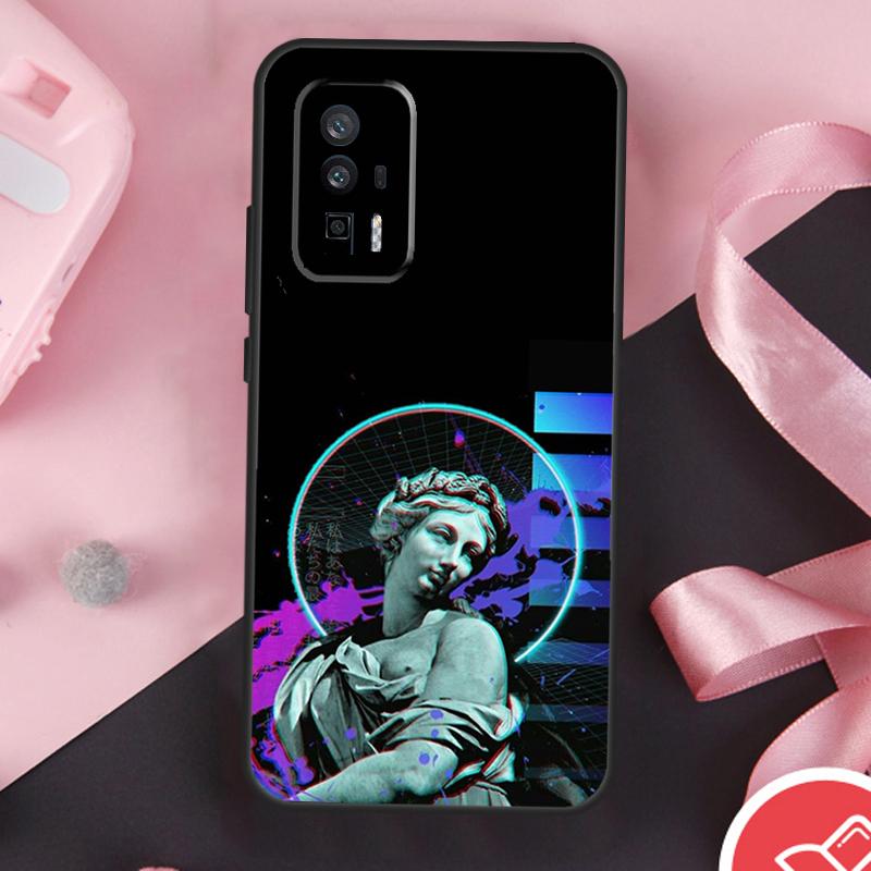 Чехол-кейс с лицом греческого бога для POCO F6 X6 X3 X5 M6 Pro F3 F5 M5s Xiaomi 14 Ultra 13 12 Lite 11T 12T 13T Pro