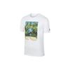 Sportswear Landscape Pattern Printed Crew Neck Short Sleeve T-Shirt Men Tops White BV7498-100