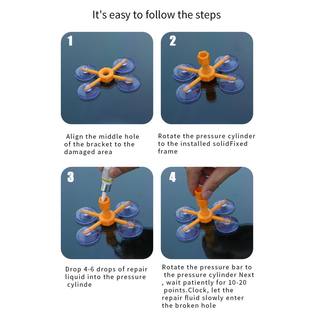 Car Glass Windshield Removal Tool Kit Automotive Wind Cracked Glass Polishing Quick Repair Fluid Resin Sealer Hand Tools