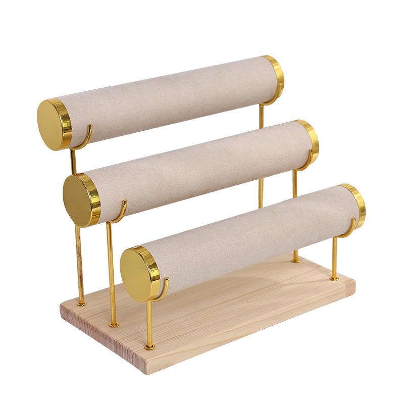 Многоярусная металлическая стойка для демонстрации ювелирных изделий и часов