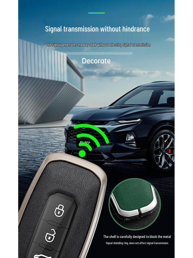 Jiangling Yuhu 7 Key Case: Fits Yusheng S350/S330, Transit, New Baodian - Metal Shell for Men