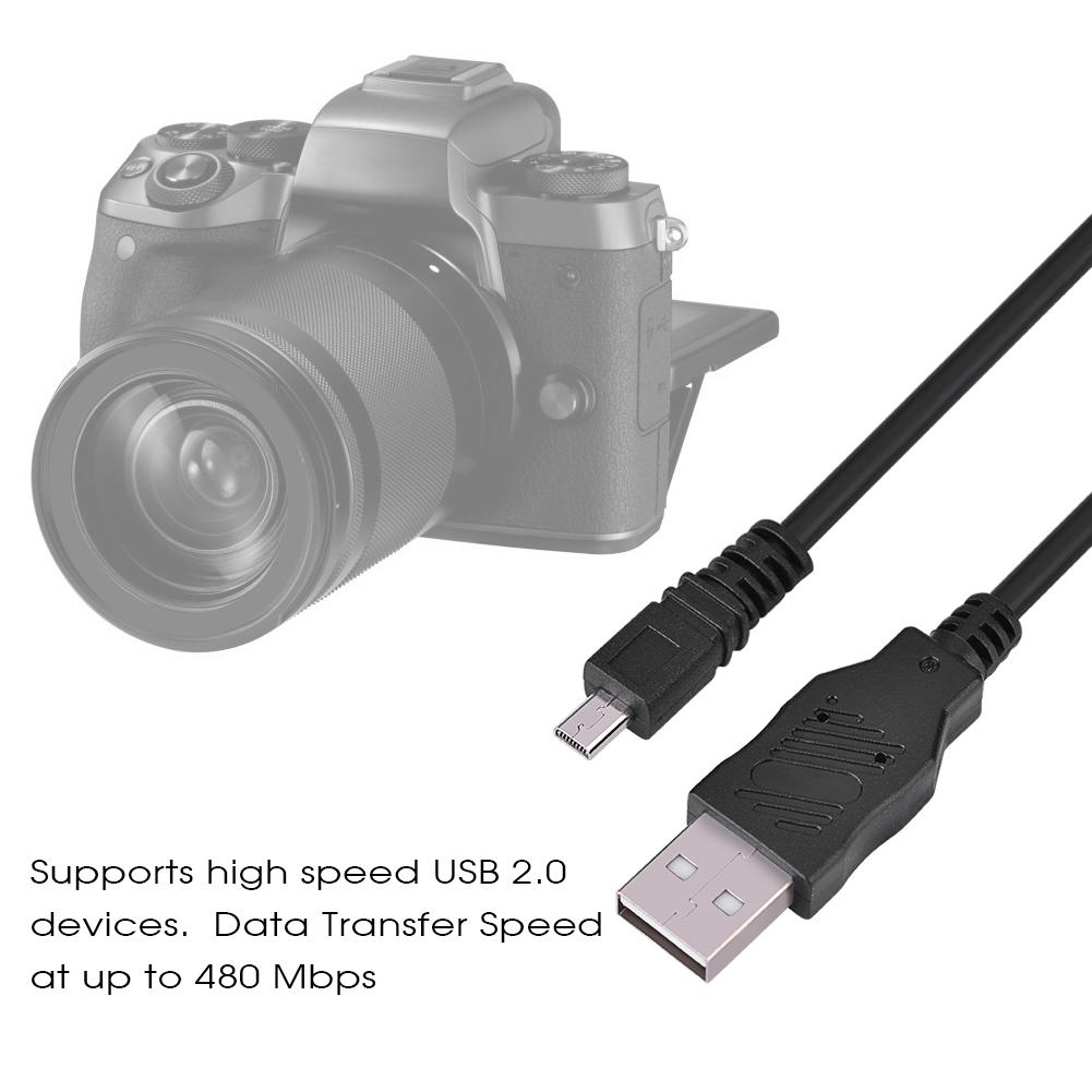 USB-кабель для передачи данных USB 2.0 на Mini B 5-контактный для камеры Canon IXUS 990 IS 980 IS 970 IS 870 IS 200