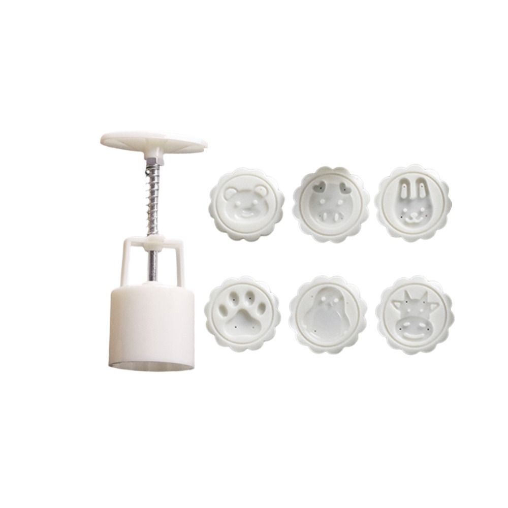 Mid Autumn Festival Moon Cake Mould 50g Plungers Pastry Tools Moon Cake Tool Hand Press Mold