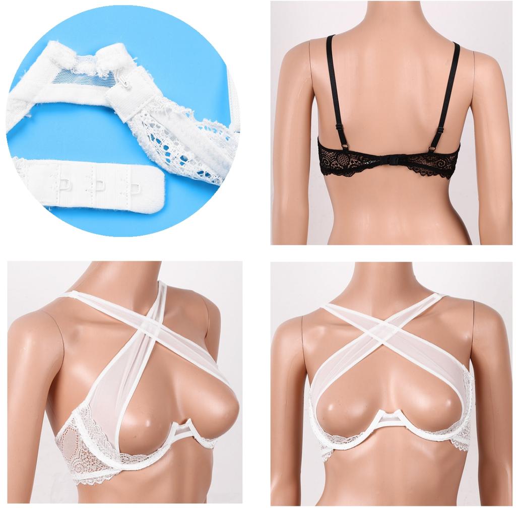 Женский кружевной бюстгальтер без косточек с цветочным принтом, укороченный топ с открытым передом, бюстгальтер-бюстгальтер на косточках