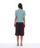 PARTIMENTO ЖЕНСкая Футболка с карманом, окрашенная garment-dyed, Pwc_Небесный