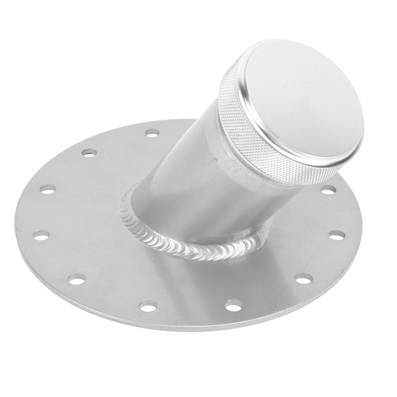 A21F-45 Degree Fuel Cell Filler Neck With Aluminum Cap, Fuel Cell Fast Filler Neck, Fuel Cell Remote Filler Neck