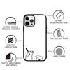 Чехол для телефона F-Flork Милый Смешной Мем Для iPhone 15,14,13,12,11,Plus,Pro,Max Mini Магнитная Беспроводная Зарядка Magsafe
