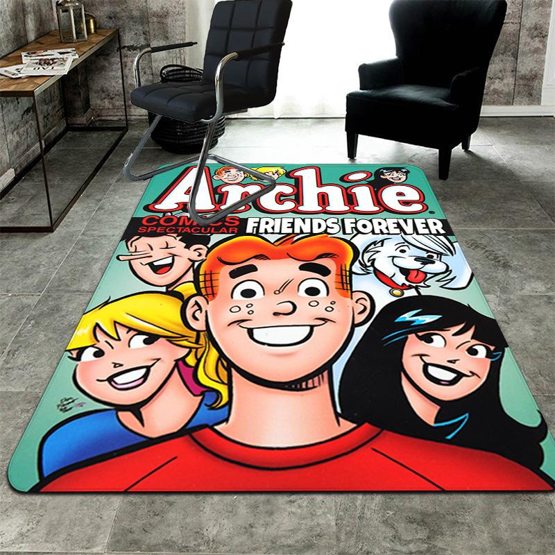 Archie Comics "Friends for Life" Rug Floor Mat for Living Room or Bedroom Soft and Comfortable Carpet a Gift for Birthday and Holiday.