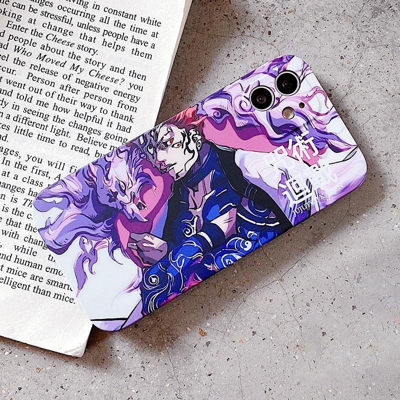 Чехол для телефона с рисунком аниме дзюдзюцу кайсен Юджи Итадори Фусигуро Мегуми для IPhone 13 12 11 Pro X XsMax XR 7 8Plus, милый мягкий чехол