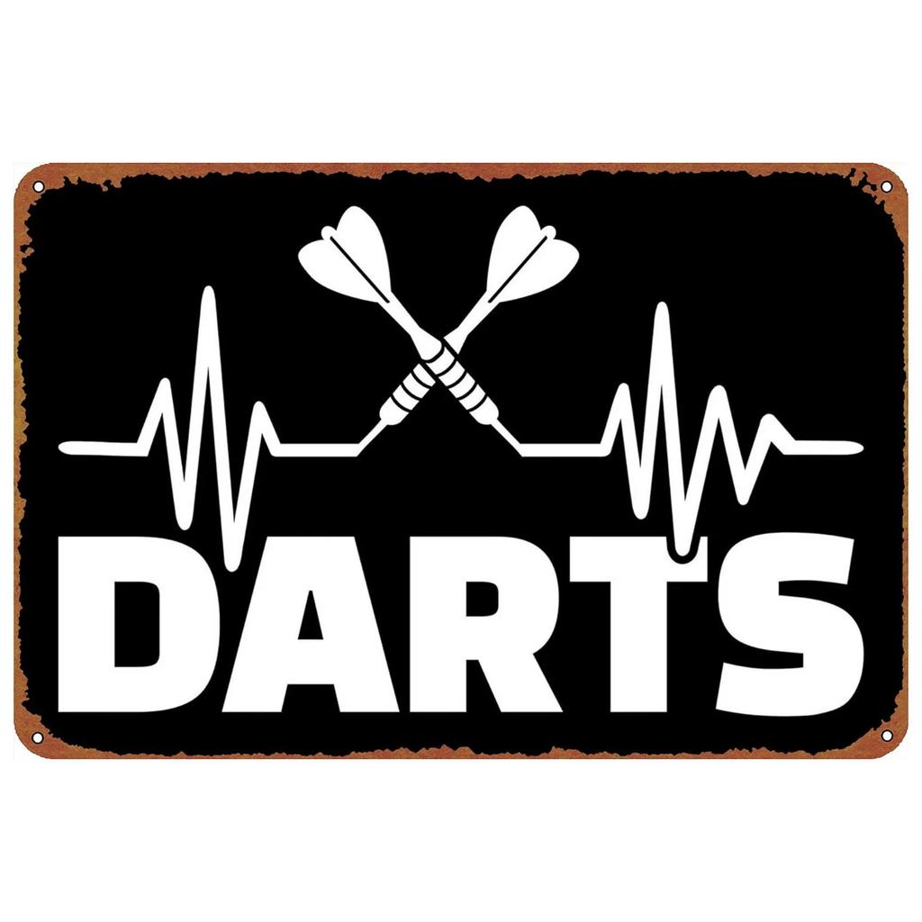 Metal Tin Signs No Beer No Darts Wall Decoration Plaque Vintage Poster Iron Painting for Man Cave Home Cafe Game Room Club Bar