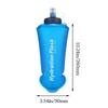 500ml Summer Folding Sport Water Bottle Lightweight Running Soft Water Bag Portable Hiking Water Cup Outdoors