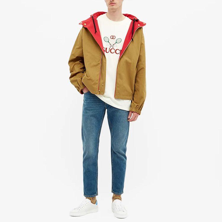 Gucci Куртки Мужские Красный Стойка Умеренный Другое 618902-ZAEOM-6082