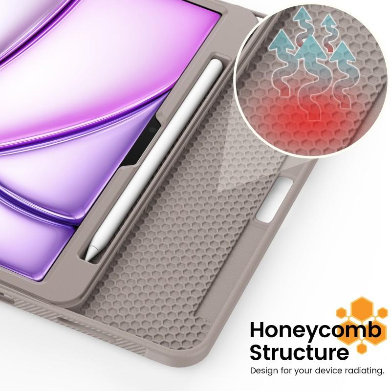 Magnetic Rotating Case IPad Air 11 Inch A16 A9 With Shockproof Protection Stand Function Silicone Cover