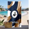 Персонализированное пляжное полотенце Swansea City FC с принтом, футбольный логотип, поддержка, индивидуальное имя, текст, впитывающее полотенце для спорта, путешествий, особенный подарок