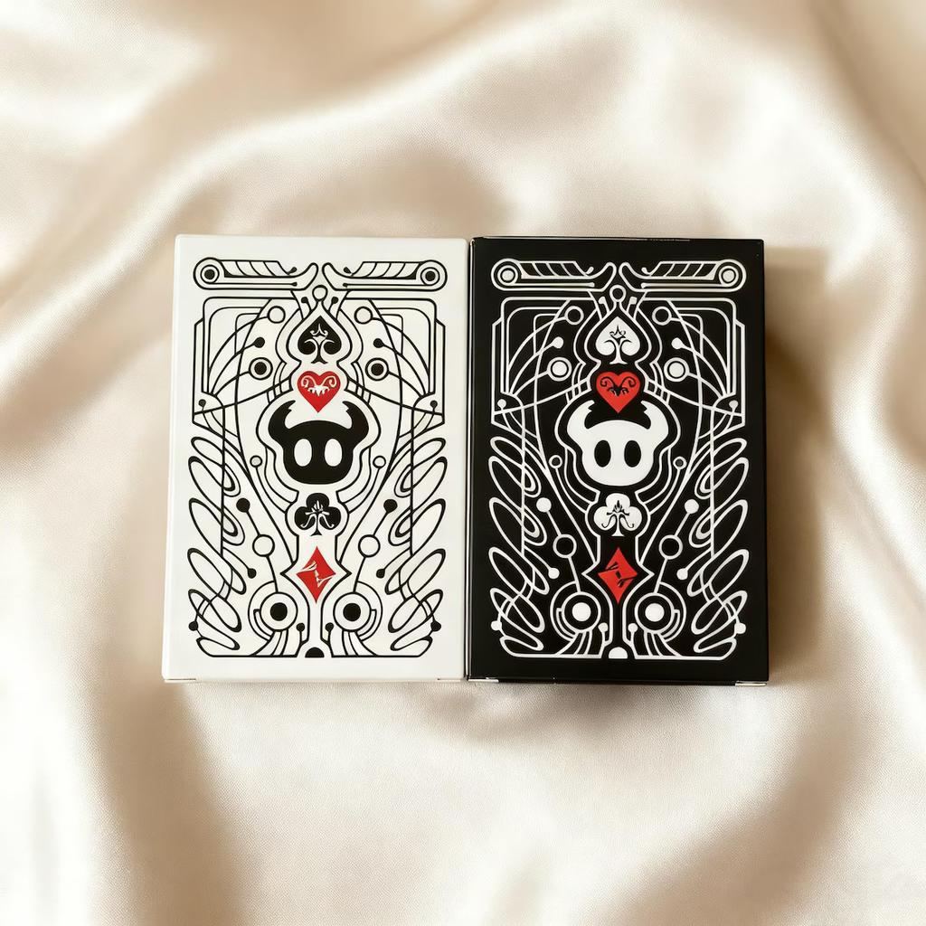 Hollow Knight Standard Tabletop Poker Card Set Black And White Playing Card Game Card Group Portable Creative Board Game Present