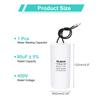 uxcell CBB60 Running Capacitor 80uF 450V 2-Wire Electric Air Compressor Motor Run Start Capacitor