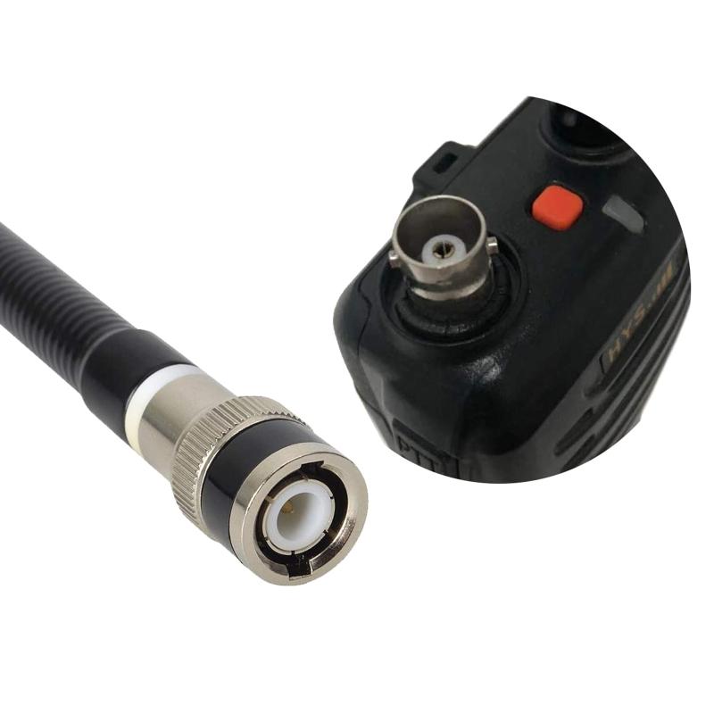 Мягкая штыревая антенна BNC 27 МГц 25 см для IC-V8 IC-V80 IC-V82 TK100, антенны для рации, разъем BNC