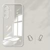 Ультратонкий мягкий чехол из ТПУ для Samsung S25 S24 S26 S22 Ultra Plus S23 S21 S20 Fe A16 A36 A55 A15 A26 A35 A54 A17 A37 A57 5G, противоударный, прозрачный.