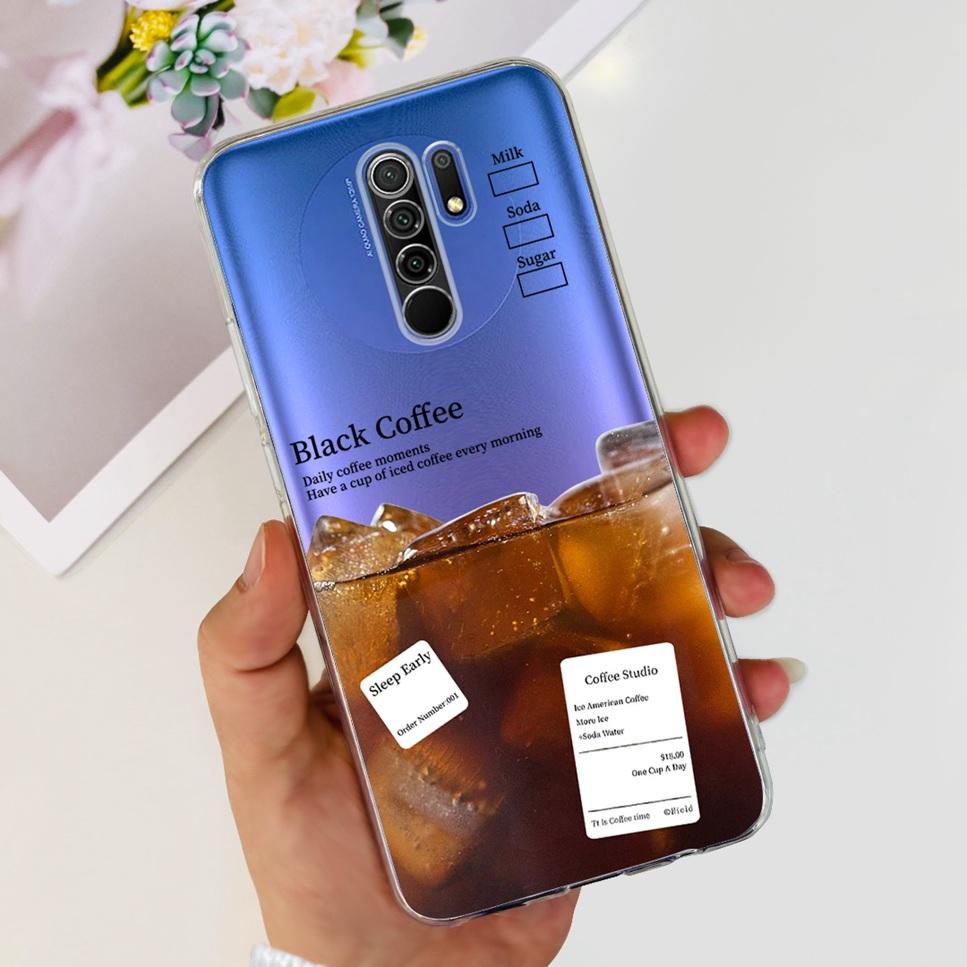 New For Xiaomi Redmi 9 Case Cute Cat Luxury Flower TPU Soft Silicone Clear Cover For Xiaomi Redmi 9 9A 9a 6.53"Bumper Phone Case