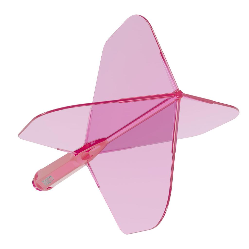 CUESOUL ROST 77 integrated flight big standard 3pcs clear rose red white logo S