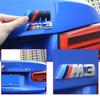 3D ABS Хром Логотип M3 M5 Эмблема Значок на Заднюю Крышку Багажника Автомобиля Для BMW M Sport Performance M1 M2 M3 M4 M4 M5 M6 M7 Наклейка Аксессуары
