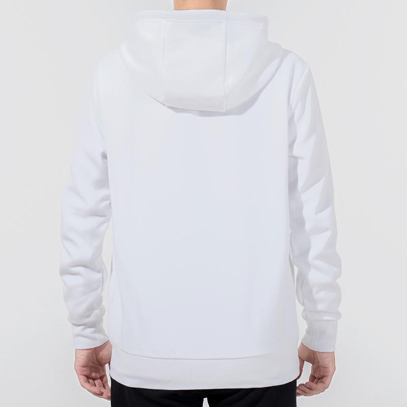 Under Armour Logo Print Sports Training Knit Hoodie Jacket Men Outerwear White 21600305-100