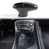 Voodonala 3pcs ABS Carbon Fiber Gear Shift Knob Cover Trim for Challenger Charger 2015-2025+