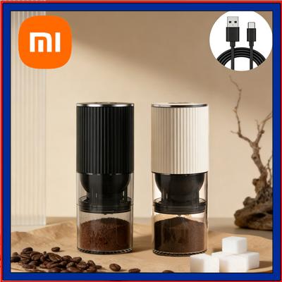 Xiaomi Электрическая кофемолка Xiaomi, Перезаряжаемая кофемолка для кофейных зерен с регулируемым помолом, Идеально подходит для напитков и кухни.
