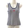 S359Y23X89 L Tank Top Navy Polyurethane Women