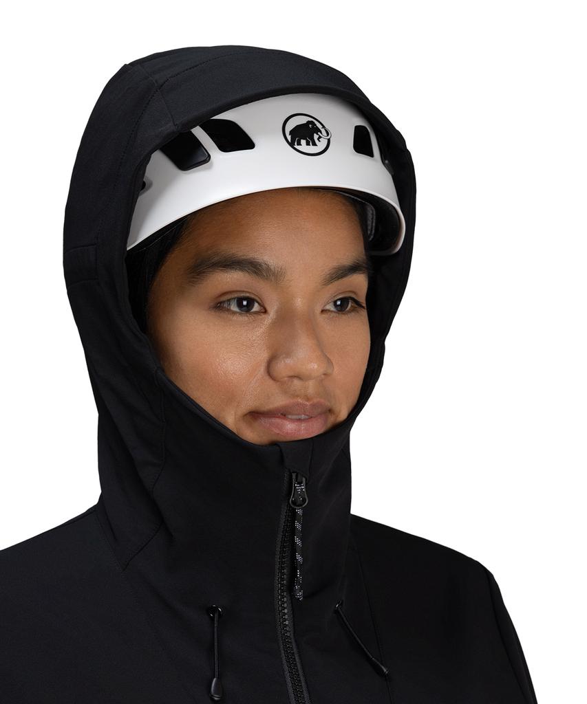 Mammut Trekkers Softshell Hooded Jacket Asian Fit Women'S M21E5Ft003_Bk